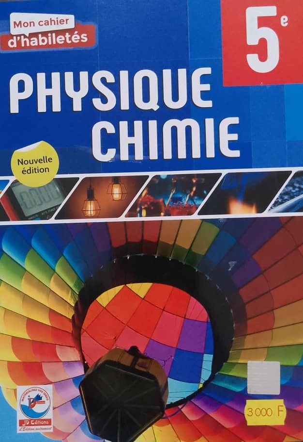 Physique-Chimie / Cahier d’habileté - 5ieme (JD Editions)_0