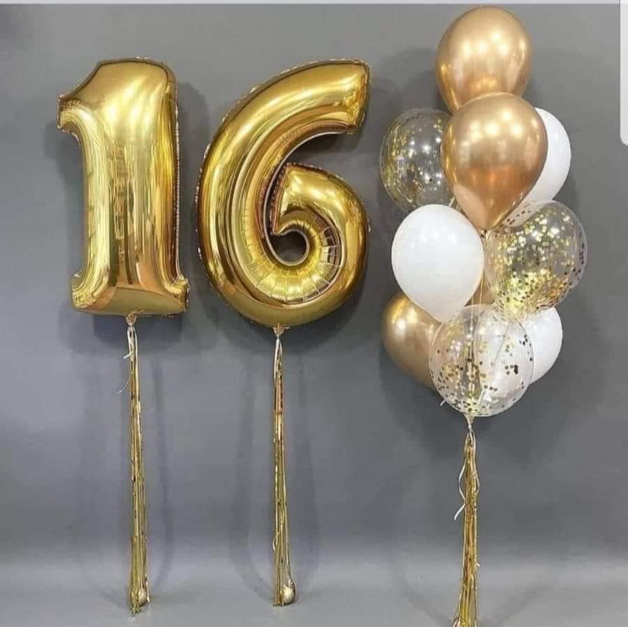 Helium Number Balloons_0