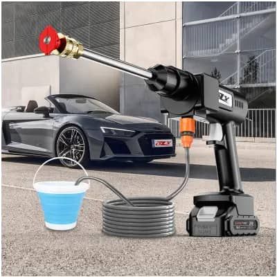 48VF High Pressure Cordless Car Washer Wireless Spray Portable Water Cleaning Machine for Gardening with two Lithium Battery 🔋 _11