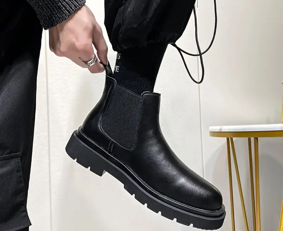 Bottes Chelsea classiques pour hommes_3