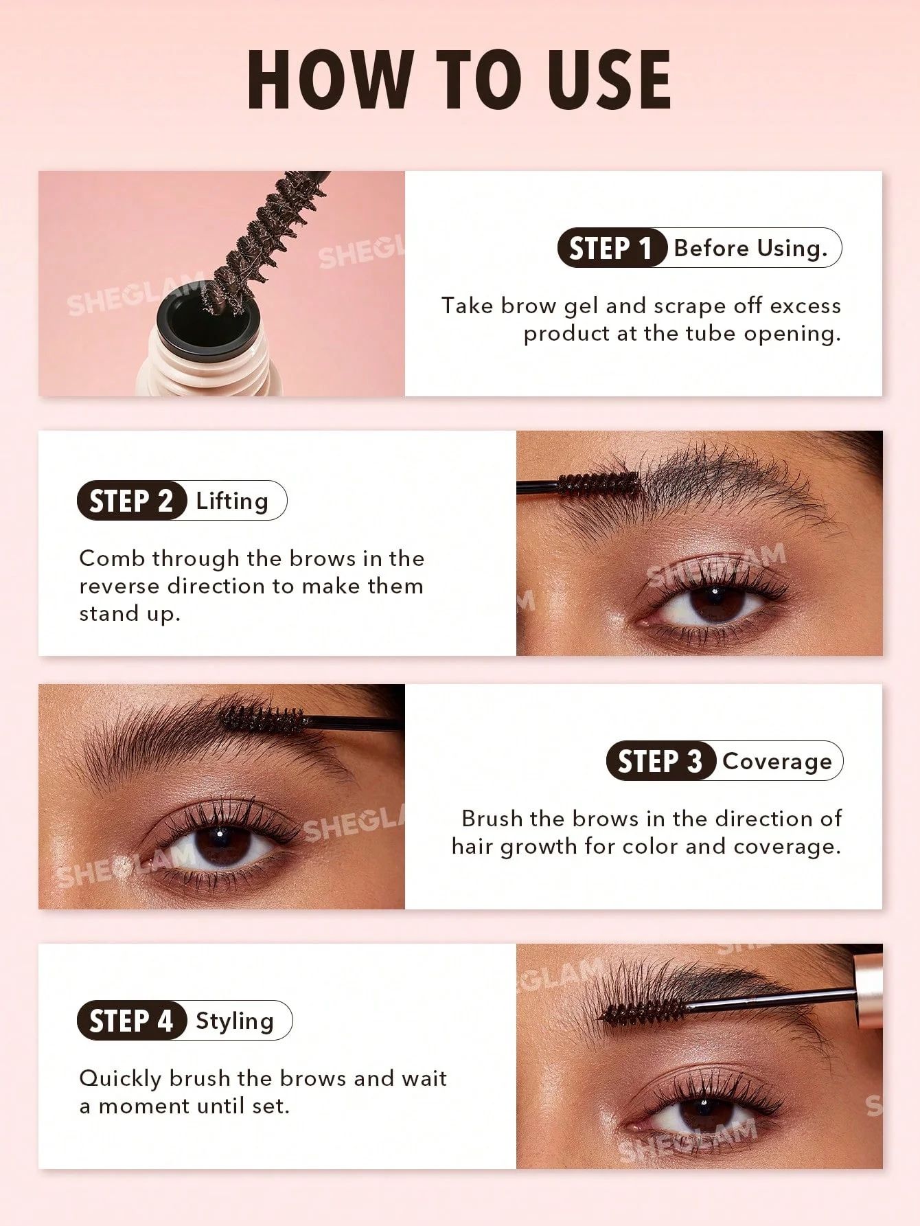 SHEGLAM Hold 'Em Up Tinted Brow Gel - Auburn_3