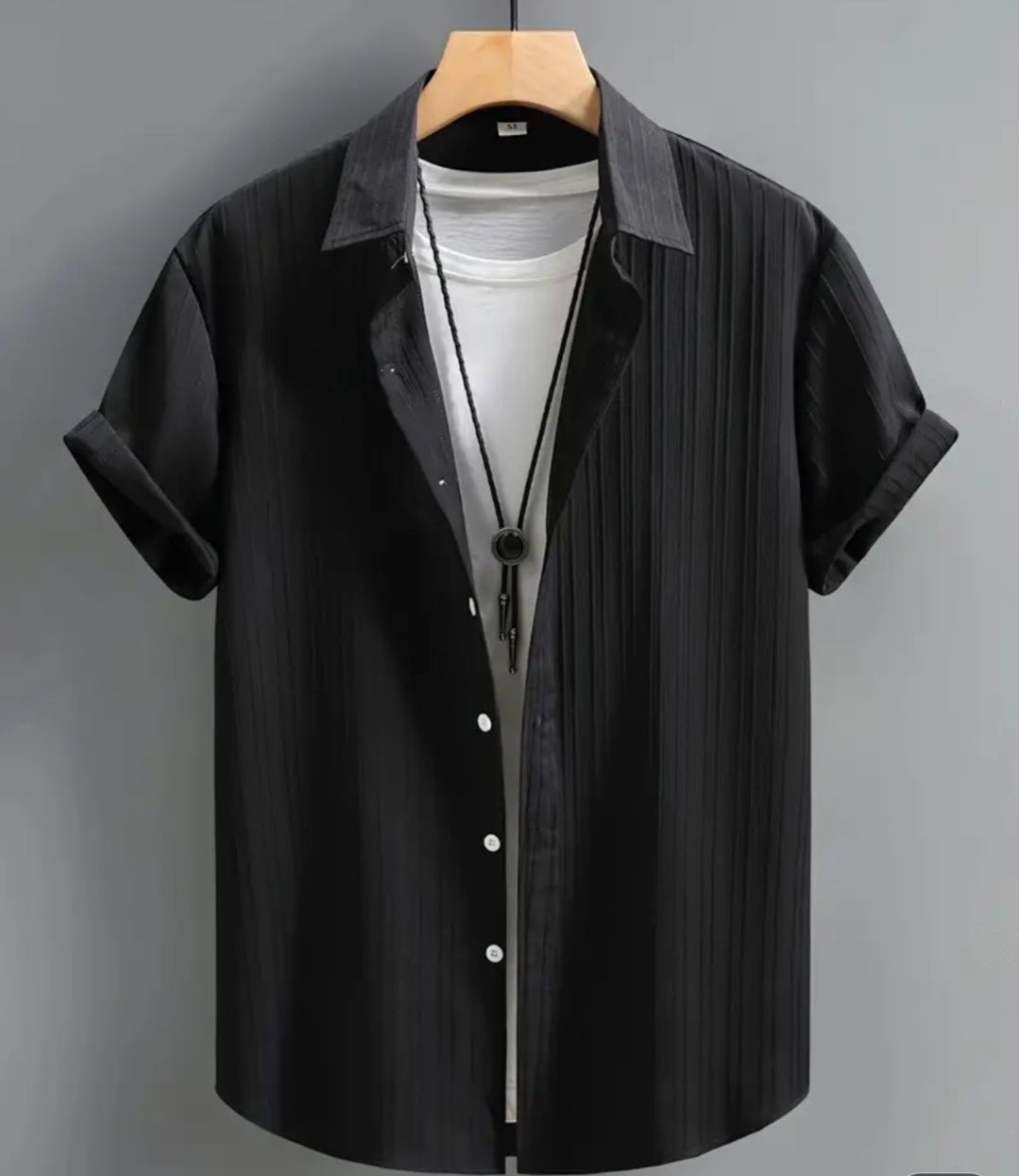 Chemise rayée pour homme_1