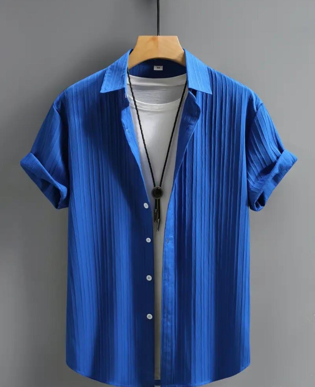 Chemise rayée pour homme_0