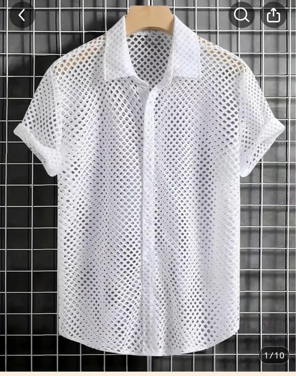 Chemise D'été À Manches Courtes _0