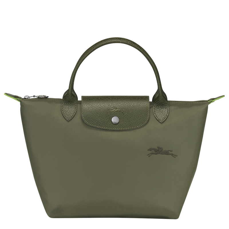 Longchamp Le Pliage Green Tote (SMALL) Short Handle_3