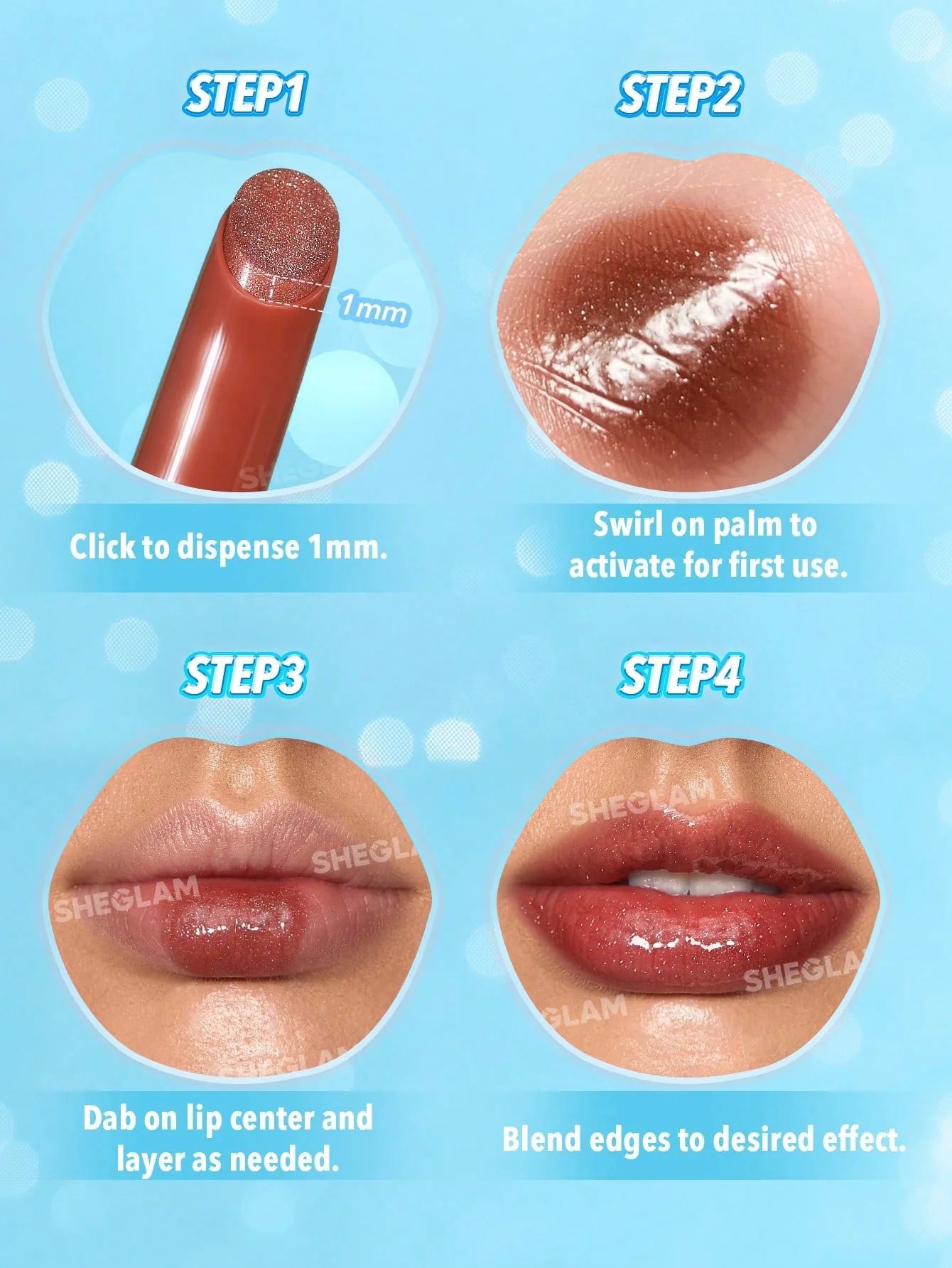 SHEGLAM Pout-Perfect Shimmer Lip Plumper - First Crush_6