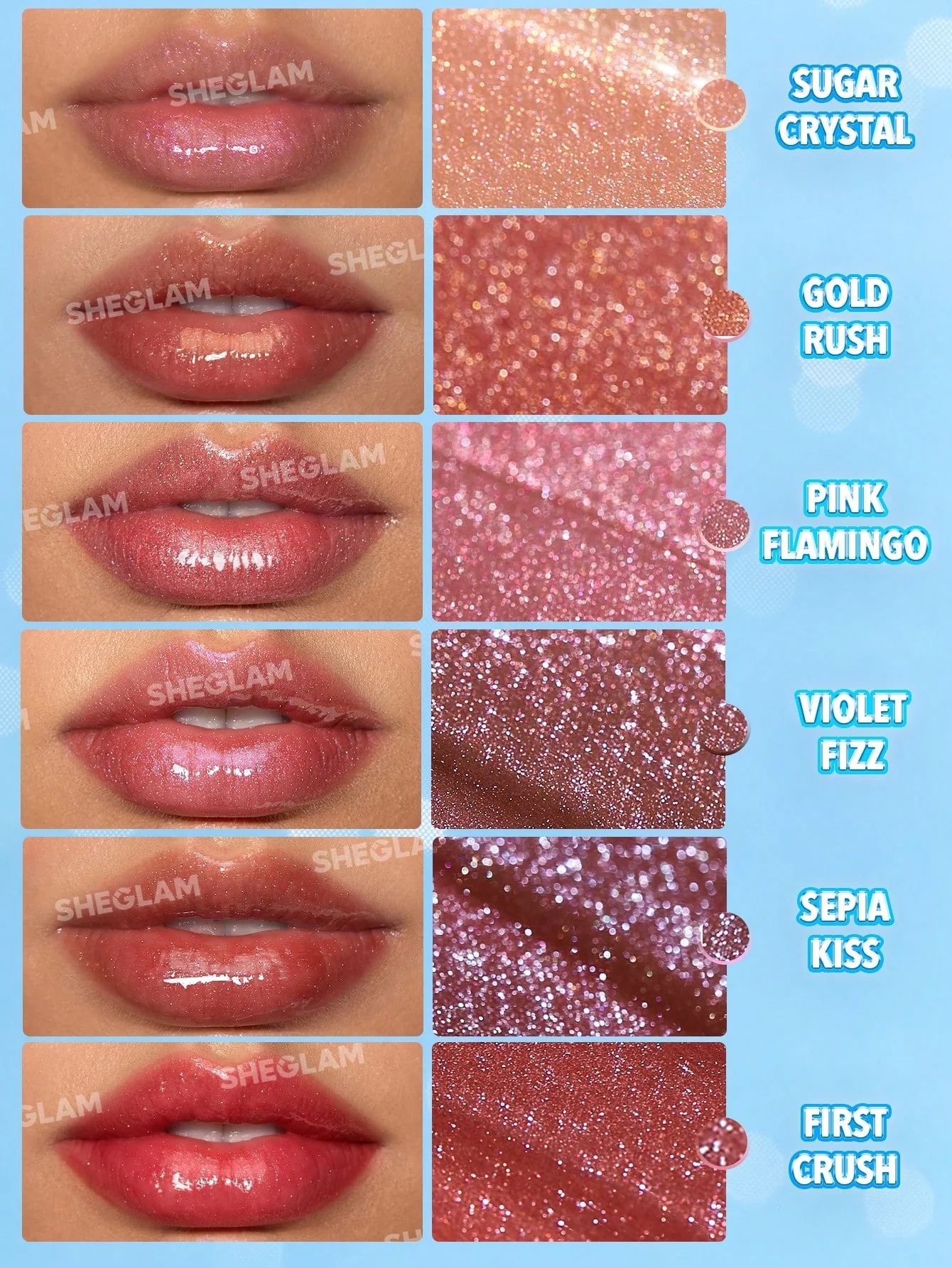 SHEGLAM Pout-Perfect Shimmer Lip Plumper - First Crush_3