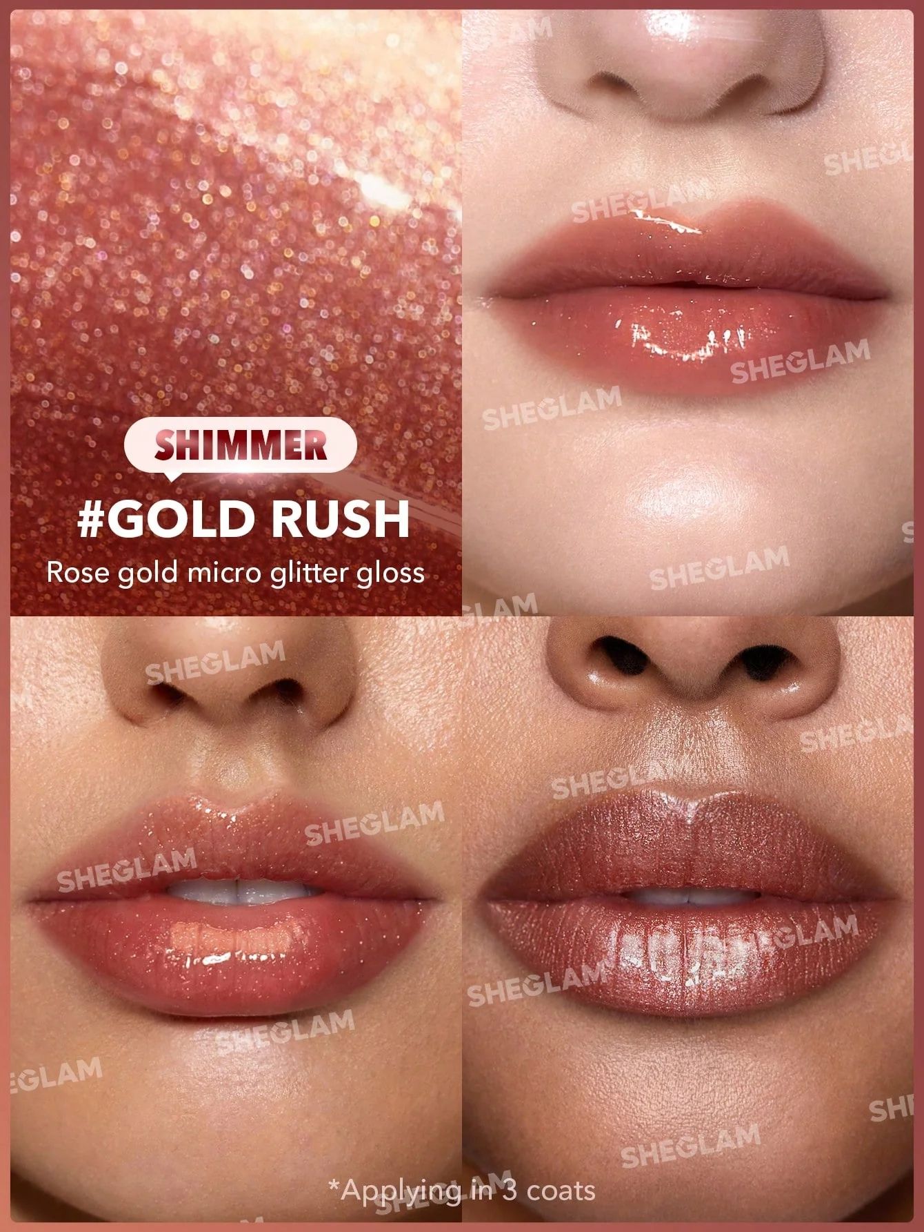 SHEGLAM Pout-Perfect Shimmer Lip Plumper - Gold Rush_1