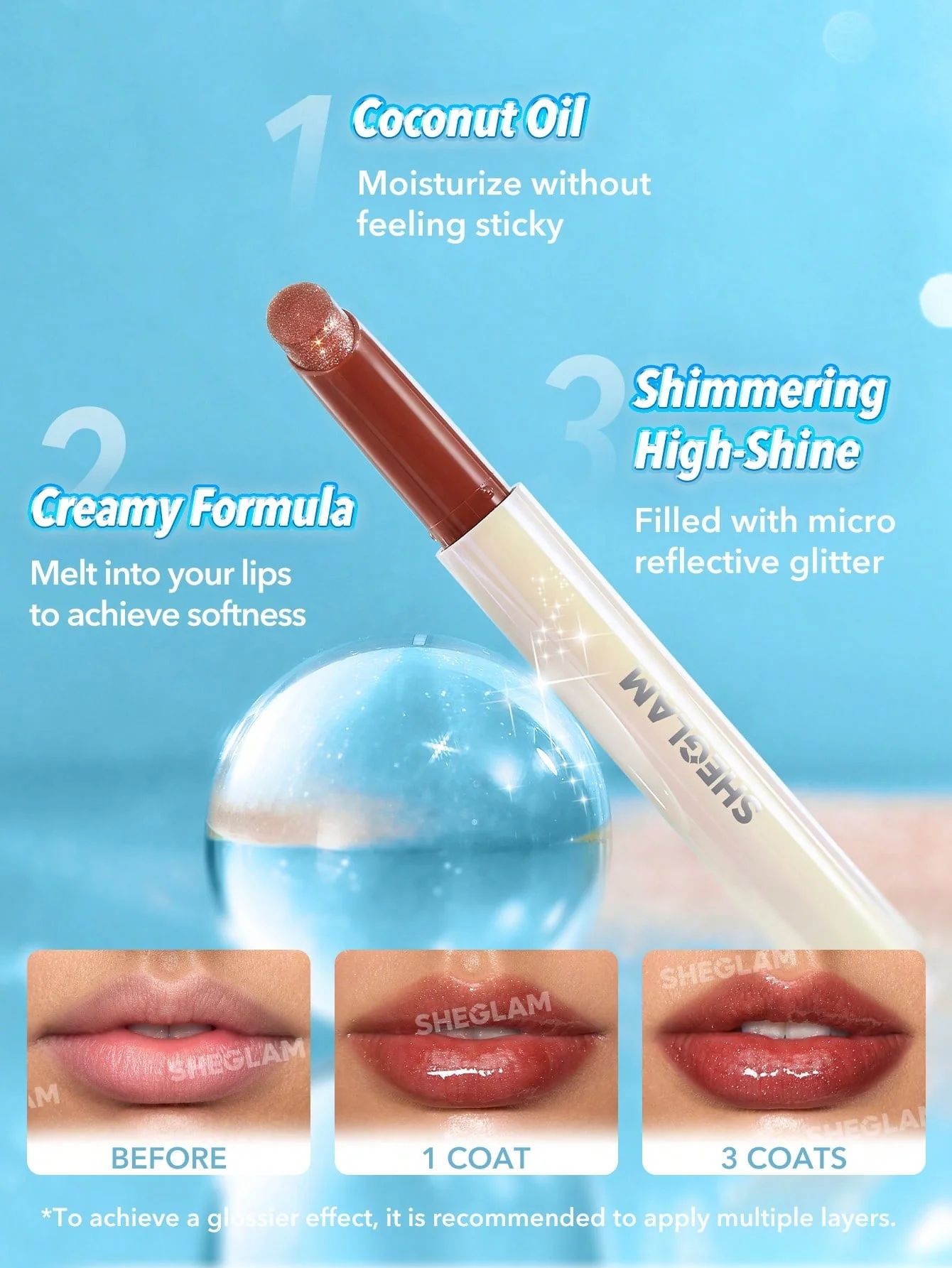 SHEGLAM Pout-Perfect Shimmer Lip Plumper - Sepia Kiss_6