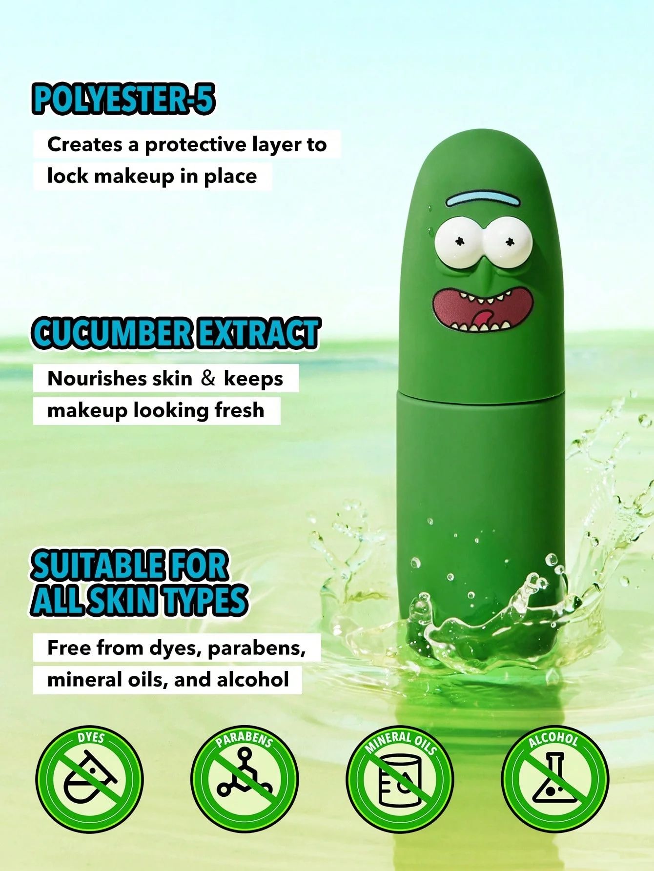 SHEGLAM X Rick and Morty Pickle Rick Setting Spray_5