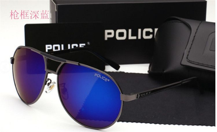 Unisex POLICE Anti-ultraviolet Large Frame Polarised Glasses Retro_3