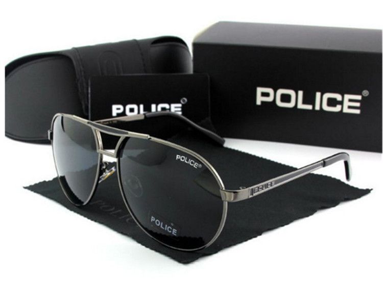 Unisex POLICE Anti-ultraviolet Large Frame Polarised Glasses Retro_2