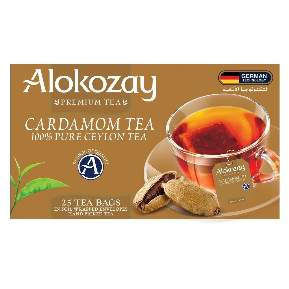 Alokozay 100% Ceylon & Cardamom Black Tea Bags_0