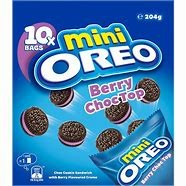 Oreo Mini Chocolate Sandwich Cookies Filled with Strawberry Cream_0