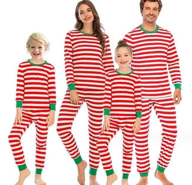 Candy Cane Striped PJ_1