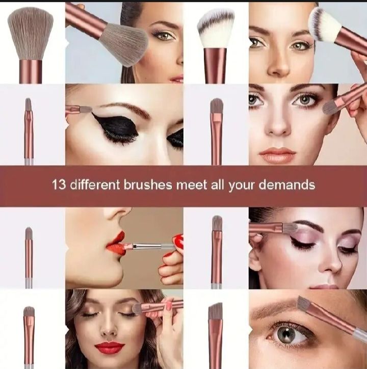 Makeup Brush Set Soft Fluffy Professiona Cosmetic Foundation Powder Eyeshadow Kabuki ^ Blending Make Up Brush Beauty Tool Makeup_3
