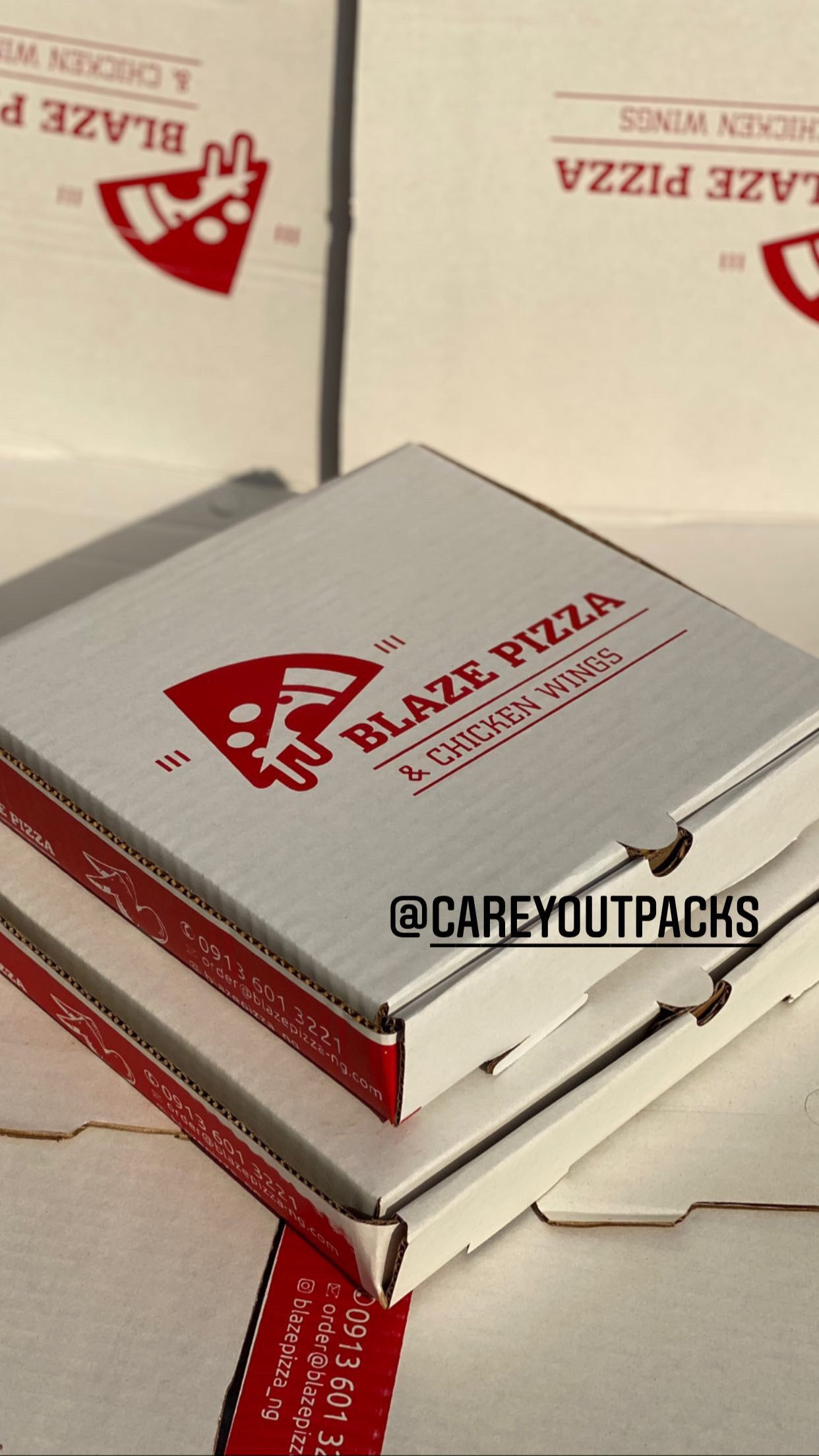 16 INCHES X 16 INCHES BRANDED PIZZA BOXES _7