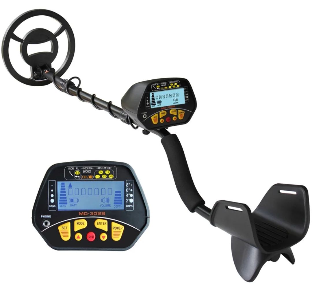 Detetor de metais Md-3028 Ferro Alumínio Ouro Bronze Prata_0