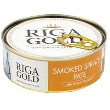 Riga Gold Smoked Sprat Fish Pate_0