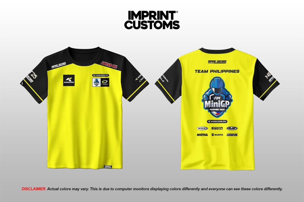 Limited Edition Shirt of the FIM MiniGP Philippines Series_0