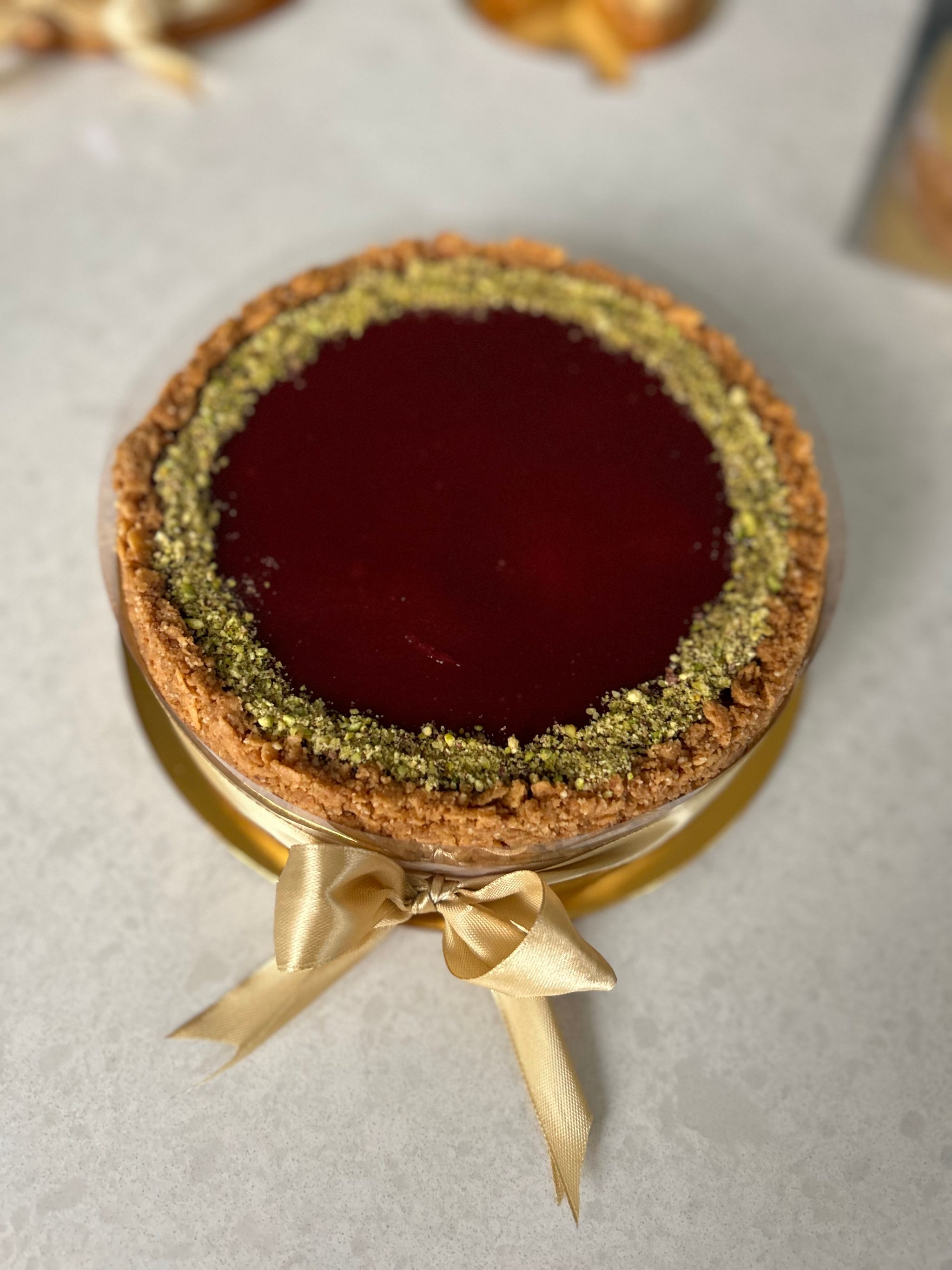 Pistachio Raspberry Cheesecake_2