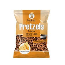 Baker Original Low Fat Baked Pretzels Cheddar Cheese Flavor_0