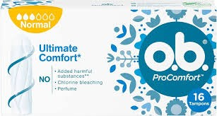 O.b. ProComfort Normal Tampons - no added harmful chemicals  chlorine bleaching free  fragrance free_0