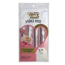 Purina Fancy Feast Tuna Puree Cat Treats with Tuna Flakes_0