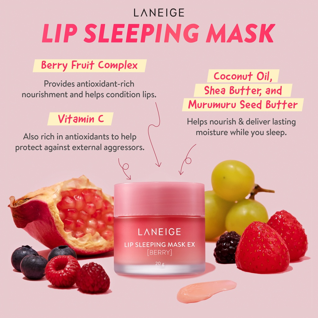 Laneige Lip Sleeping Mask Berry (Original) 20g_2