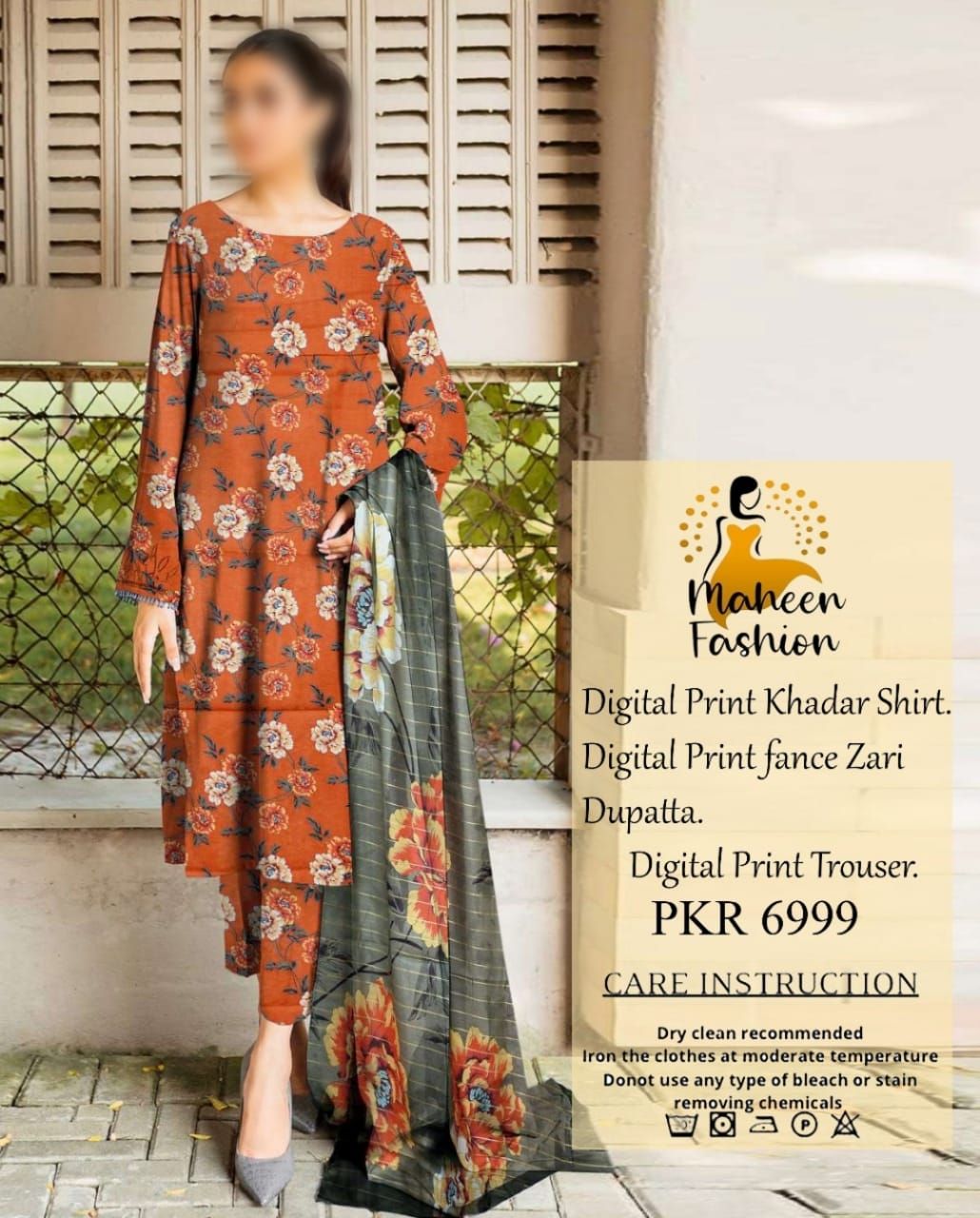 MAHEEN FASHION KHADDAR | LIGHT BROWN_0