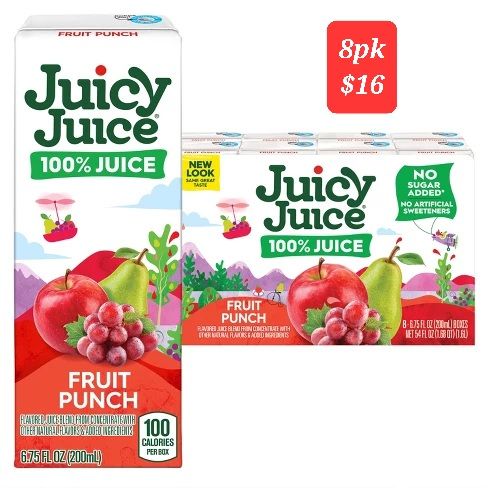 JUICY JUICE 8PK FRUIT PUNCH_0