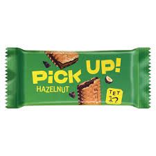 Pick Up Milk Chocolate Biscuit Bar Filled with Hazelnut Cream_0