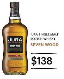 JURA SINGLE MALT SCOTCH WHISKY SEVEN WOOD_0