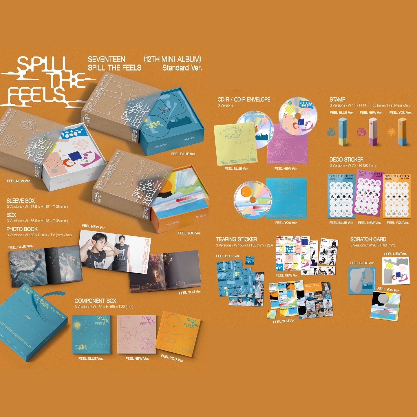 Ready Stock Seventeen 12th Mini Album [Spill The Feel]_1