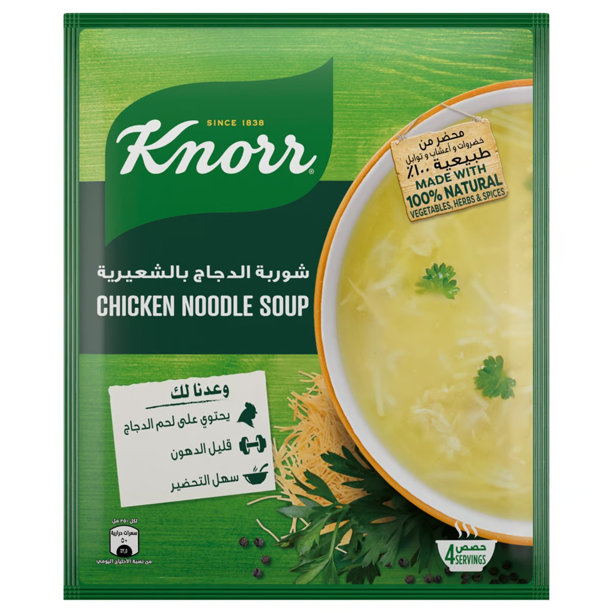 Knorr Chicken Noodle Soup - artificial colorants free  no added preservatives_0