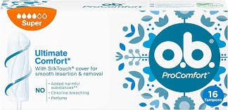 O.b. ProComfort Super Tampons - no added harmful substances  chlorine bleaching free  perfume free_0