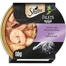 Sheba Dome Wet Cat Food Fillets with Chicken  Shrimp & Tuna_0