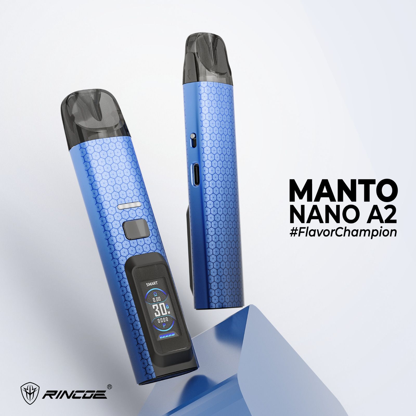 Manto Nano A2 - Classic Blue (Special Promo) + ROKO Liquid 15ml_0