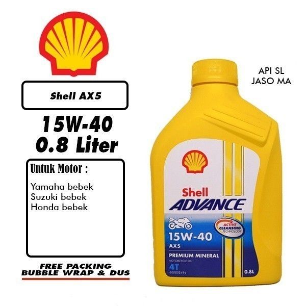 SHELL OLI ADVANCE AX5 15W40 0.8L (PCS)_0