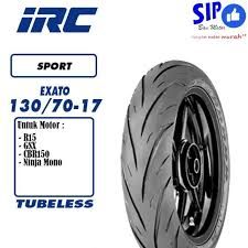 IRC BAN MOTOR 130/70-17 EXATO NR 88 TUBELESS_0