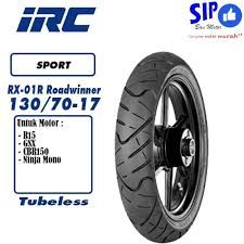 IRC BAN MOTOR 130/70-17 RX 01 TUBELESS_0