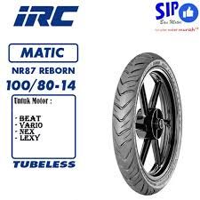 IRC BAN MOTOR 100/80-14 REBORN NR 87 TUBELESS_0