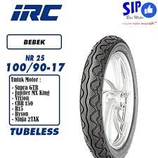 IRC BAN MOTOR 100/90-17 NR 25 TUBELESS_0