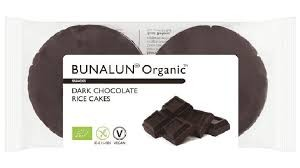 Bunalun Organic Rice Cakes Coated with Dark Chocolate - vegan  gluten free_0