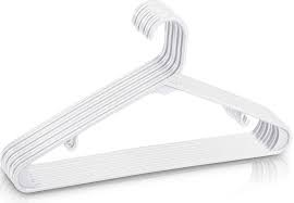 Eco Houseware White Plastic Hangers_0