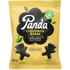 Panda Liquorice Bear Candies - fat free  vegan_0