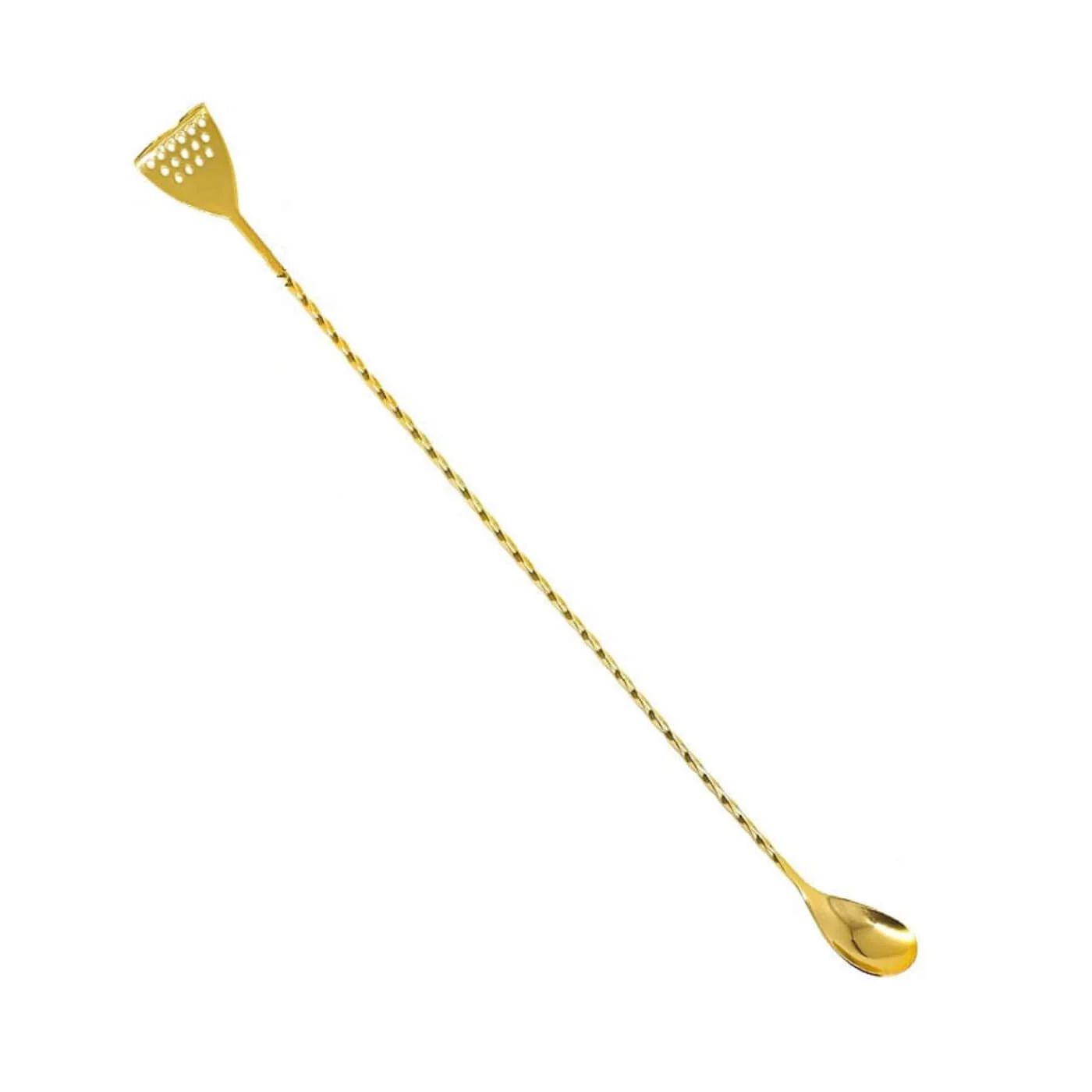 Bar Spoon Strainer Gold 40cm_0