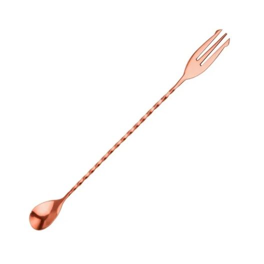 Bar Spoon-Fork Copper_0