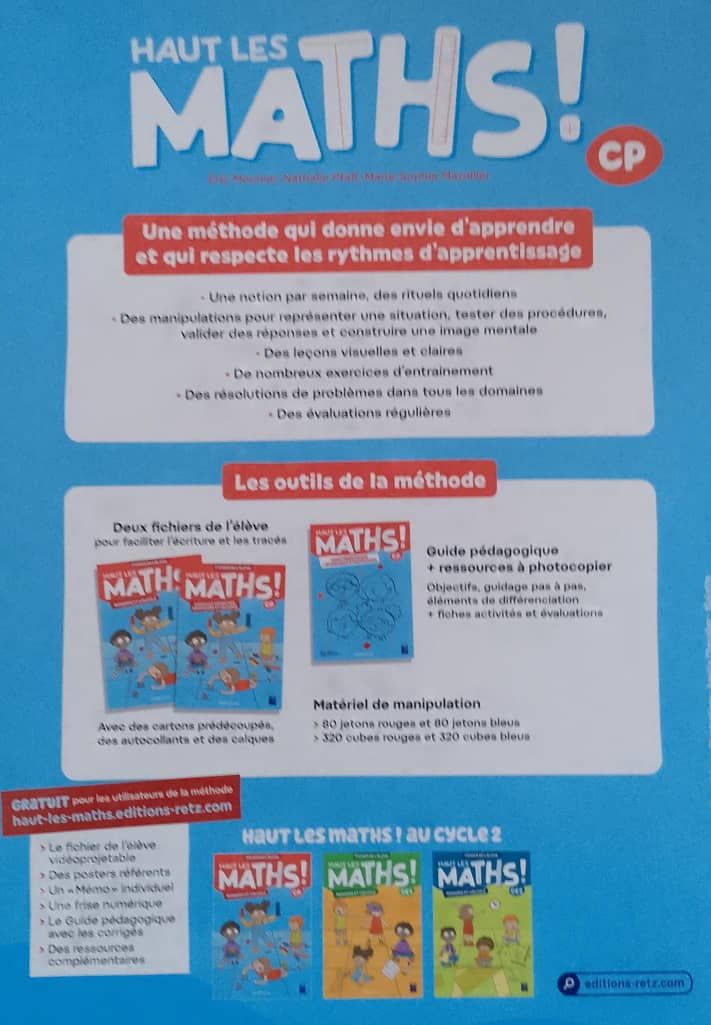 Haut les Maths, fichier de l’élève (Retz) - CP_1