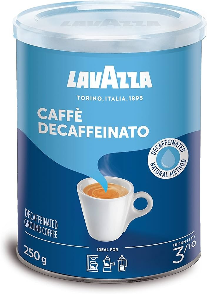 Lavazza Arabica & Robusta Decaffeinated Ground Coffee Medium Roast - Intensity 3_0